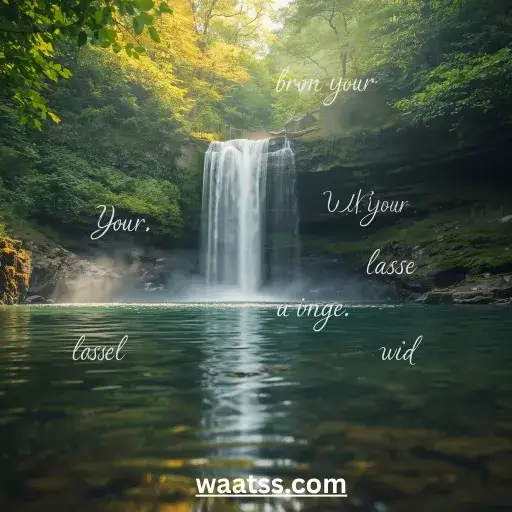 peaceful-waterfall-messages